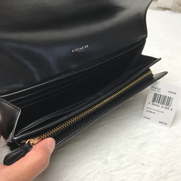👜COACH SET🌺NWOT ZIP SHOULDER BAG&WALLET - Picture 5 of 8